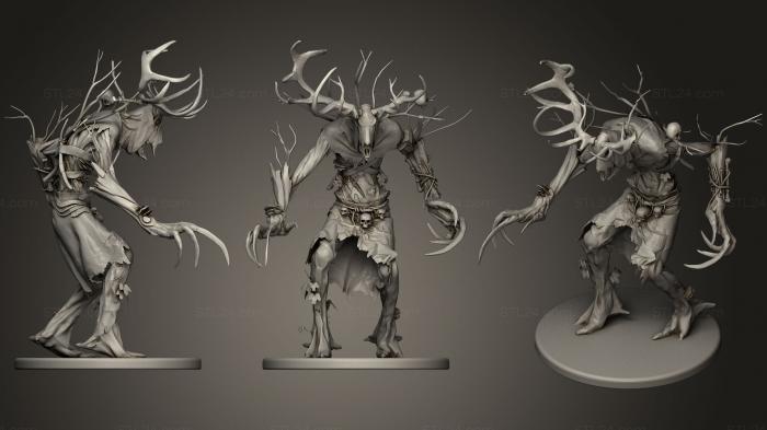 Figurines heroes, monsters and demons (Leshen (Witcher 3), STKM_0930) 3D models for cnc